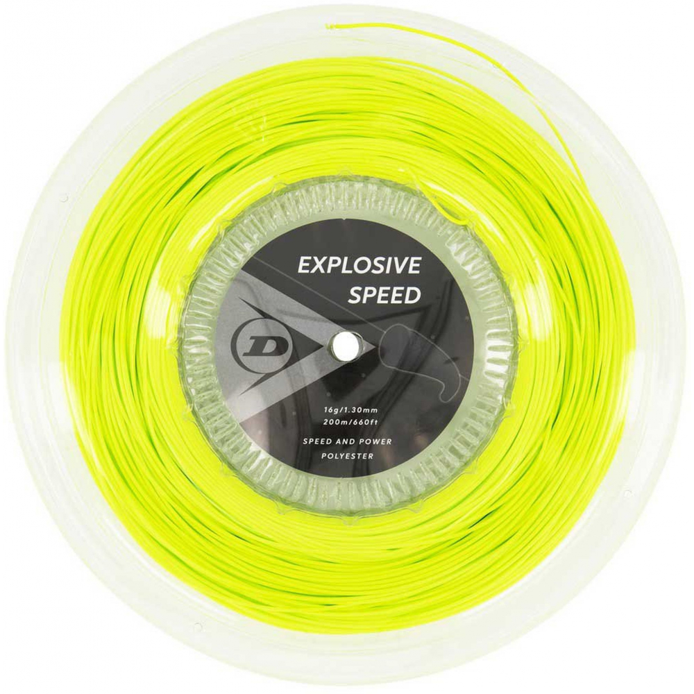 ESSR17-YLW Dunlop Explosive Speed Yellow 17g Tennis String (Reel)