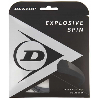 EXSS16-BLK Dunlop Explosive Spin Black 16g Tennis String (Set)