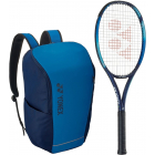 Yonex EZone Ace 7th Gen Tennis Racquet + Backpack (Sky Blue) -
