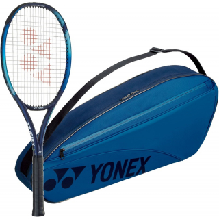 EZoneAce-BAG42323SB Yonex EZone Ace 7th Gen Tennis Racquet + 3pk Bag (Sky Blue)