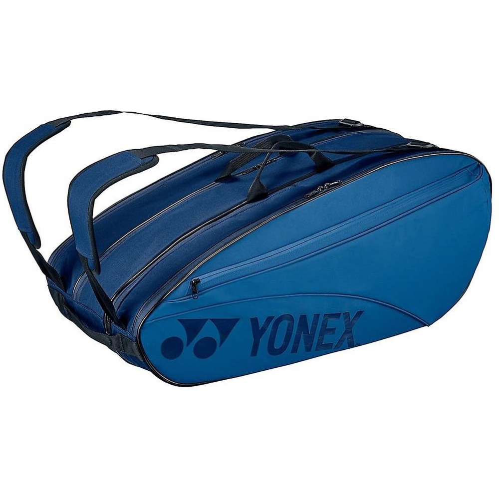 EZoneAce-BAG42326SB Yonex EZone Ace 7th Generation Sky Blue Tennis Racquet + Team 6 Racquet Tennis Bag Starter Bundle (Sky Blue)