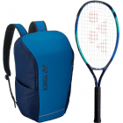 Yonex Junior Ezone Tennis Racquet Bundled with a Yonex Team Backpack (Sky Blue) -