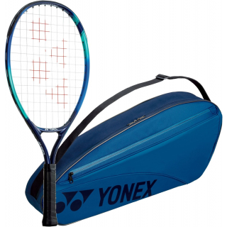 EzoneJr-BAG42323SB Yonex Junior EZone Tennis Racquet + 3pk Bag (Sky Blue)