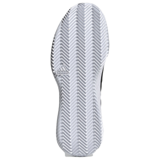 FX1374 Adidas Women's Adizero Ubersonic 4 Clay Tennis Shoe (Core Black/Silver Metallic/Cloud White)