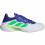 FZ1827 adidas Men's Barricade Tennis Shoes (White/Screaming Green/Sonic Ink)