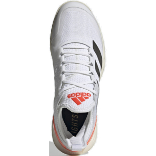 FZ4883 Adidas Women's adizero Ubersonic 4 Tokyo Tennis Shoes (Cloud White/Core Black/Solar Red)