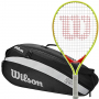 FedererJr-Closeout-TeamBag Wilson Roger Federer Junior Tennis Racquet Bundled with Federer Team 3 Racquet Tennis Bag a