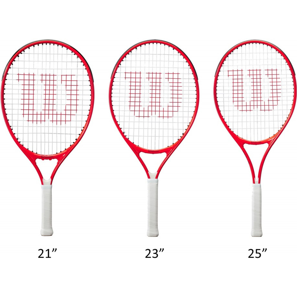 FedererJr-WR8023801001U-Ball Wilson Roger Federer Junior Tennis Racquet + Backpack with 3 Tennis Balls (Grey/Red)