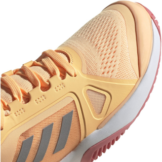 G55660.adidas Women’s Stella McCartney Barricade Boost Tennis Shoe (Acid Orange / Silver Metallic / Hazy Rose)