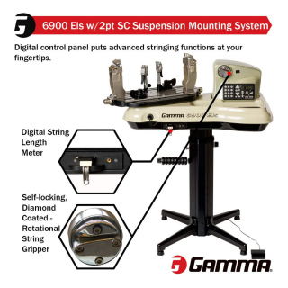 GAMMA 6900 ELS 2-Point Self-Centering Stringing Machine