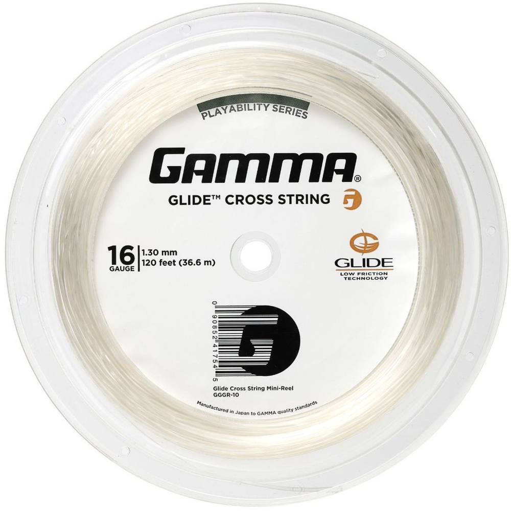 GGGR10 Gamma Glide Cross 16g Tennis String (Mini Reel)