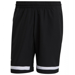 GL5400 adidas Men's Club Tennis Shorts 9 Inch (Black) - Front