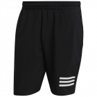 Adidas Men’s Club 9 Inch 3 Stripe Tennis Shorts (Black) -