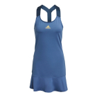 Adidas Women’s Tennis Y-Dress (Crew Blue/Acid Yellow) -