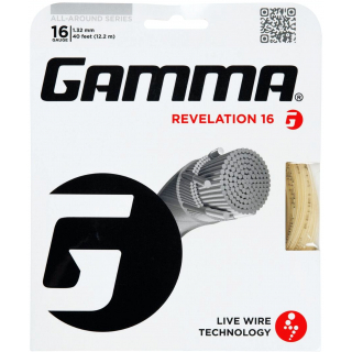 GLR10 Gamma Live Wire Revelation 16 Tennis String (Set)