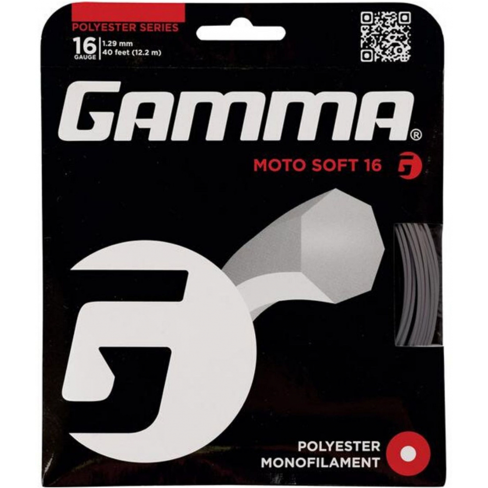 GMS10 Gamma Moto Soft 16g Tennis String (Set)