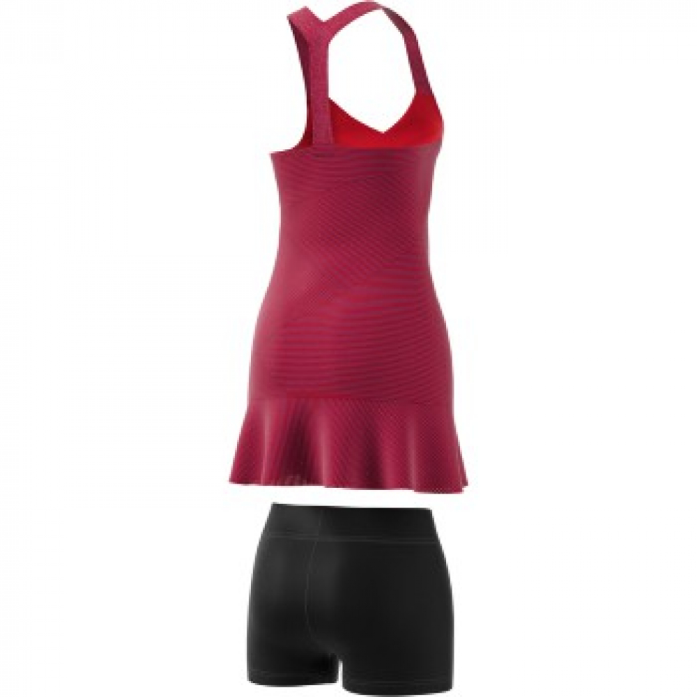 GQ8929. Adidas Women's Tennis Y-Dress Primeblue Aeroready (Scarlet/Black)