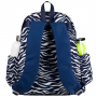 GTBP265 Ame & Lulu Game On Tennis Backpack (Navy Tiger Stripe) - Back