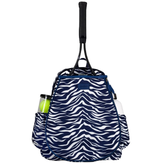 GTBP265 Ame & Lulu Game On Tennis Backpack (Navy Tiger Stripe) - Front