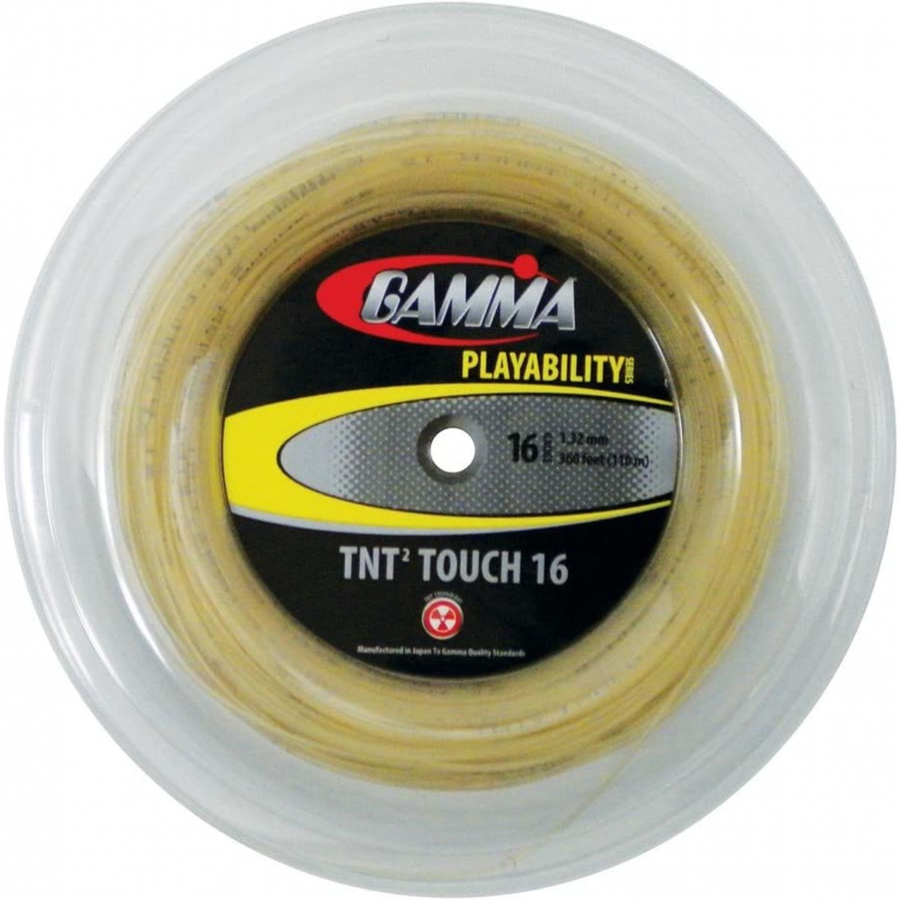 GTCCHR10 Gamma TNT2 Touch 16g Tennis String (Reel)