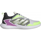 Adidas Men’s Defiant Speed Tennis Shoes (Crystal White/Silver Metallic/Carbon) -
