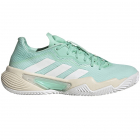 Adidas Women’s Barricade Tennis Shoes (Easy Green/White/Chalk White) -