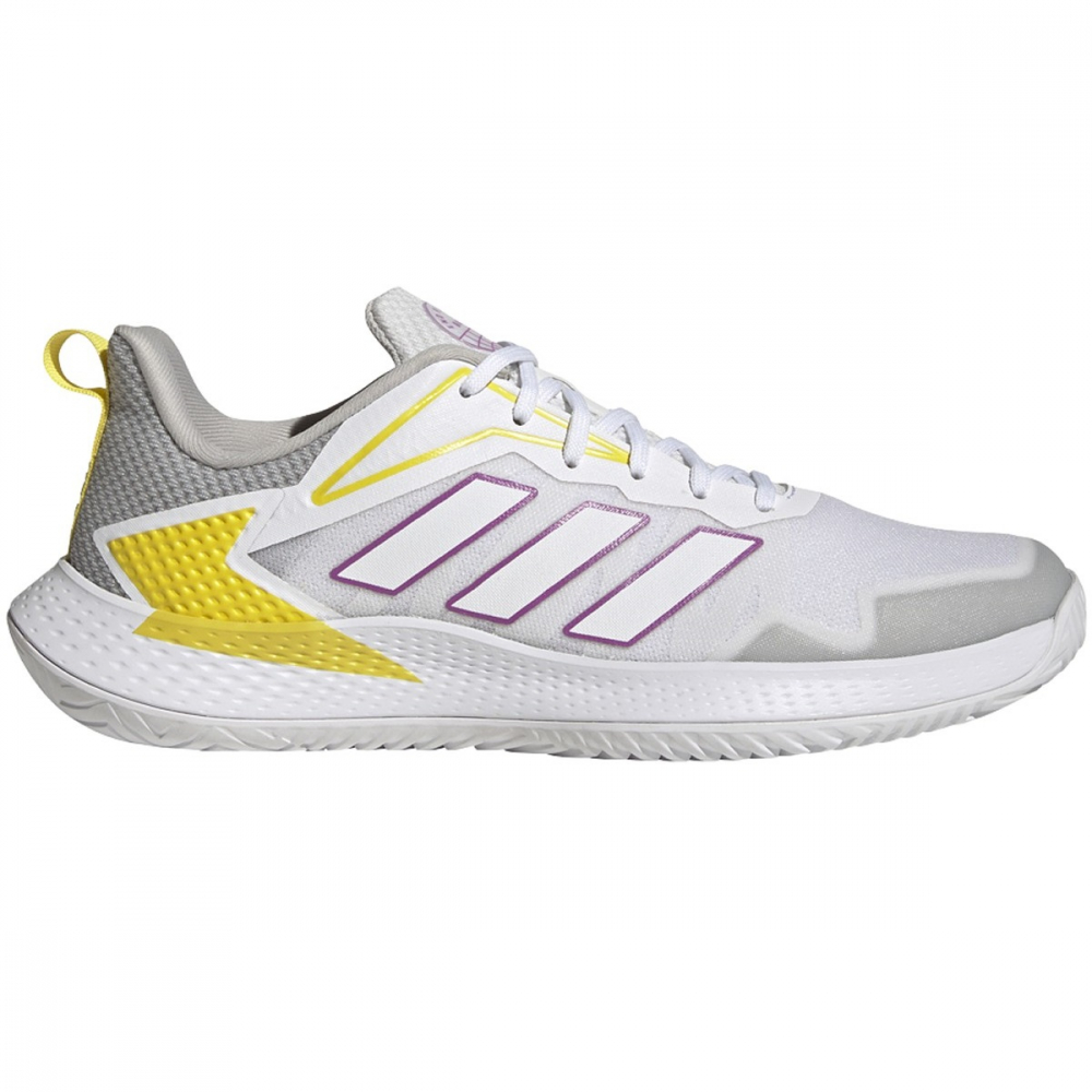 GV9530 Adidas Women's Defiant Speed Tennis Shoes (Cloud White/Cloud White/Semi Pulse Lilac) - Right