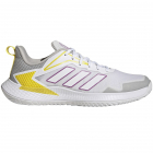 Adidas Women’s Defiant Speed Tennis Shoes (Cloud White/Cloud White/Semi Pulse Lilac) -