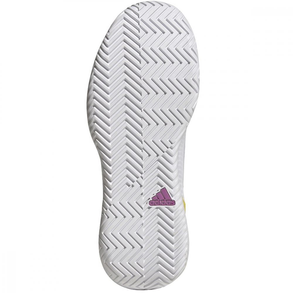 GV9530 Adidas Women's Defiant Speed Tennis Shoes (Cloud White/Cloud White/Semi Pulse Lilac) - Sole