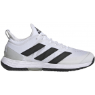 Adidas Men’s Adizero Ubersonic 4 Tennis Shoes (White/Core Black/Silver Metallic) -