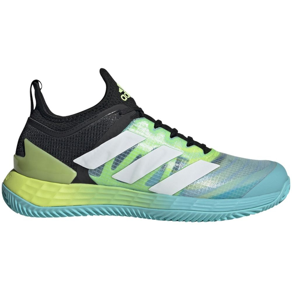 GW2517 Adidas Women's Adizero Ubersonic 4 Clay Court Tennis Shoes (Core Black/White/Pulse Lime)