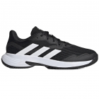 Adidas Men’s CourtJam Tennis Shoes (Core Black/White/Core Black) -