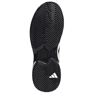 GW2554 Adidas Men's CourtJam Tennis Shoes (Core Black/White/Core Black) - Sole
