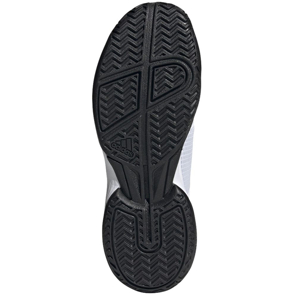GW2997 Adidas Junior Ubersonic 4 Tennis Shoes (White/Core Black/Solar Red)