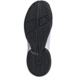 GW2997 Adidas Junior Ubersonic 4 Tennis Shoes (White/Core Black/Solar Red)