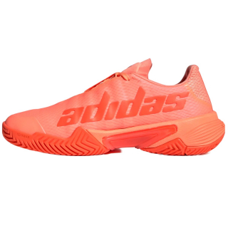 GW3816 Adidas Women's Barricade Tennis Shoes (Beam Orange/Solar Orange/Impact Orange) - Left