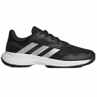 Adidas Men’s CourtJam Tennis Shoes (Core Black/Silver Metal/White) -