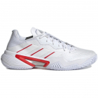 Adidas Women’s Barricade Tennis Shoes (Cloud White/Silver Metallic/Grey Two) -