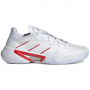 GW5034 Adidas Women's Barricade Tennis Shoes (Cloud White/Silver Metallic/Grey Two)