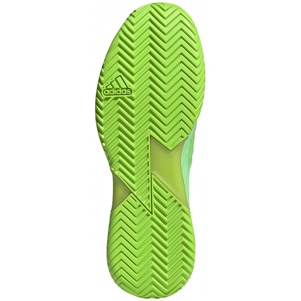 GW6793 Adidas Men's Adizero Ubersonic 4 Tennis Shoes (Beam Green/Signal Green/Solar Green) - Sole