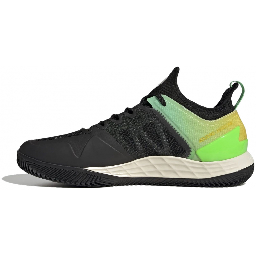 Adidas Men's Defiant Speed Tennis Shoes (Core Black/Beam Yellow)