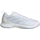Adidas Women’s Avacourt Tennis Shoes (Cloud White/Silver Metallic) -