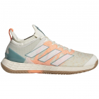 Adidas Women’s Adizero Ubersonic 4 Tennis Shoes (Off White/Flat White/Beam Orange) -