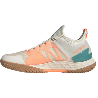 GX9624 Adidas Women's Adizero Ubersonic 4 Tennis Shoes (Off White/Flat White/Beam Orange)