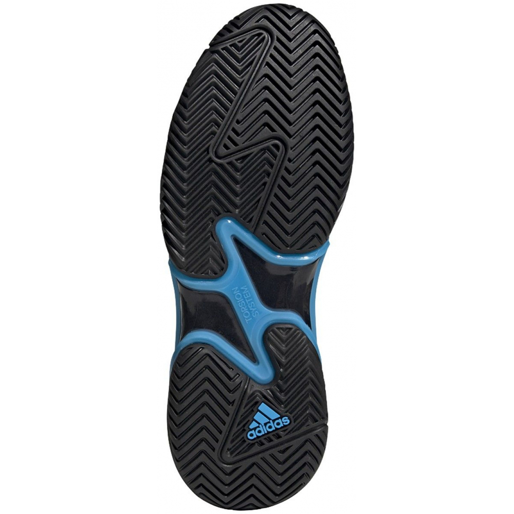 GX9640 Adidas Men's Barricade Tennis Shoes (Magic Grey/White/Core Black)