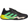 GY1435 Adidas Men's Barricade Clay Court Tennis Shoes (White/Beam Green/Beam Yellow)