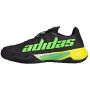  GY1435 Adidas Men's Barricade Clay Court Tennis Shoes (White/Beam Green/Beam Yellow)