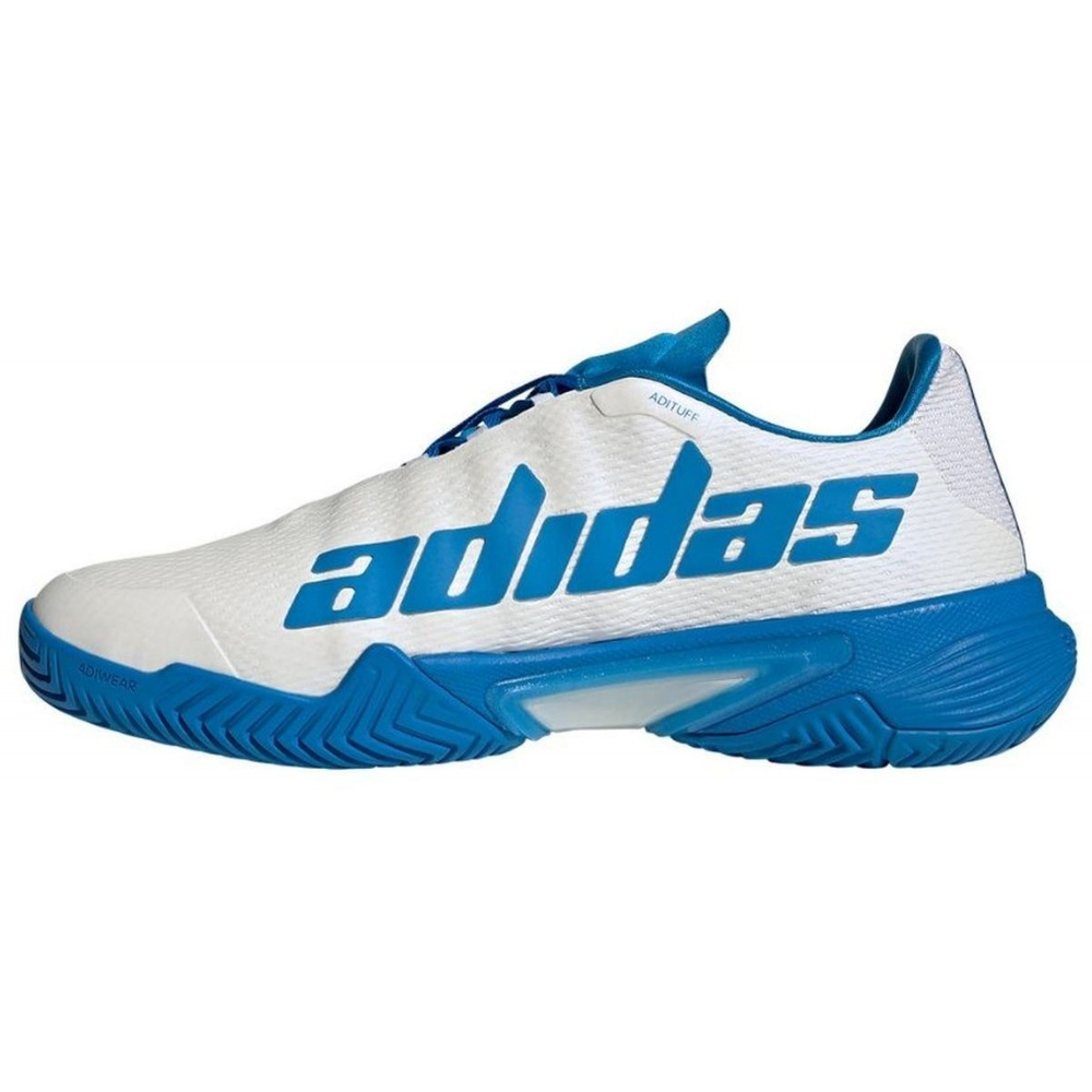 Adidas Men's Barricade Tennis Shoes (Blue Rush/Cloud White)