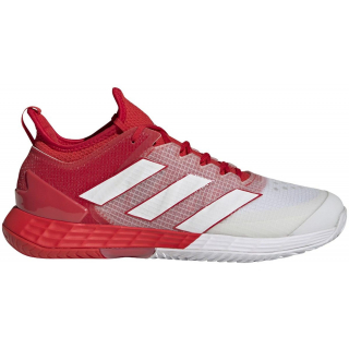 GY3998 Adidas Men's Adizero Ubersonic 4 Tennis Shoes (Vivid Red/Cloud White)