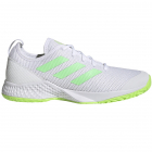Adidas Men’s CourtFlash Tennis Shoes (White/Beam Green/Solar Green) -